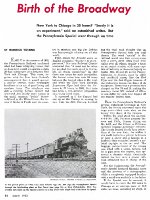PRR "Birth Of The Broadway," Page 52, 1952